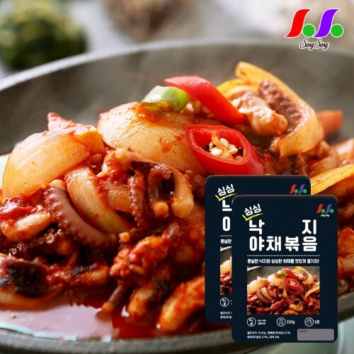 싱싱 낙지 야채 볶음 320g x 2팩 (덮밥용)
